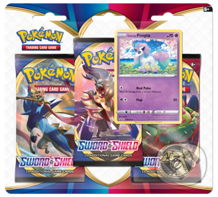 Pokémon TCG: Sword and Shield 3 Blister Booster, ADC BF, 2020