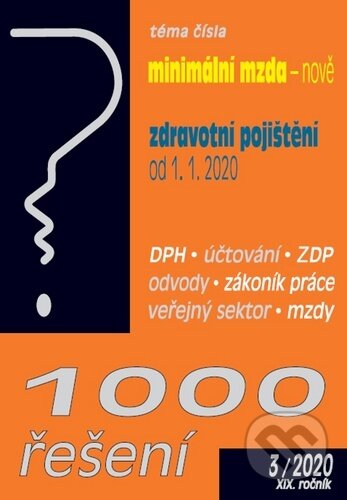 1000 řešení 3/2020 - Antonín Daněk, Martin Děrgel, Ladislav Jouza, Poradce s.r.o., 2020