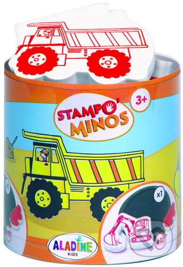 Razítka s příběhem StampoMinos - Na stavbě