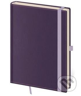 Linkovaný zápisník Double Violet M