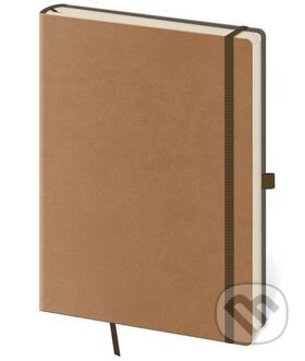 Linkovaný zápisník Flexies L hnědý