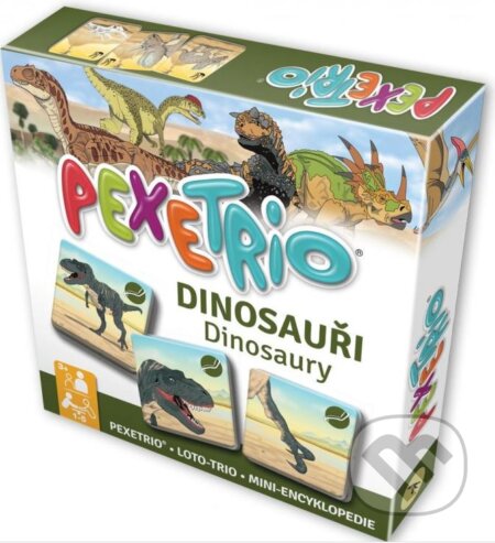 Pexetrio - Dinosauři - hra z kategorie Vzdělávací hry