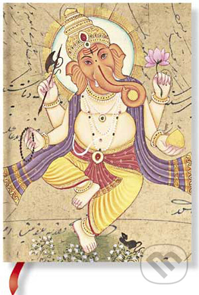 Paperblanks - Dancing Ganesh - MICRO - čistý, Paperblanks