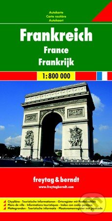 Frankreich 1:800 000, freytag&berndt