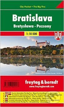 Bratislava 1:10 000, freytag&berndt, 2018