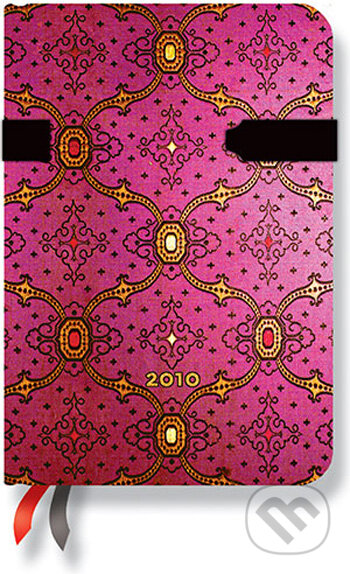Paperblanks - Diár 2010 (týždenný, horizontal) - Fuchsia - MINI, Paperblanks