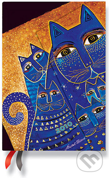 Paperblanks - Diár 2010 (týždenný, horizontal) - Mediterranean Cats - MINI, Paperblanks