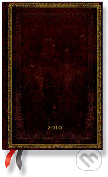 Paperblanks - Diár 2010 (týždenný, vertical) - Black Moroccan - MINI, Paperblanks