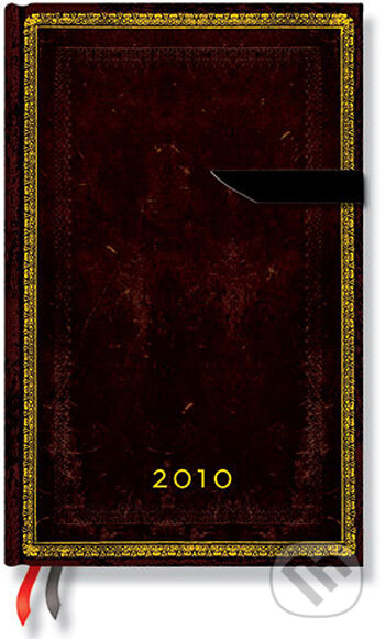 Paperblanks - Diár 2010 (týždenný, verso) - Black Moroccan - ULTRA, Paperblanks