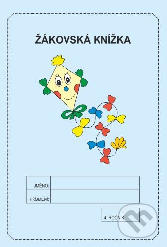 Žákovská knížka 4. ročník - slovní hodnocení (modrá) - Jitka Rubínová, Rubínka, 2020