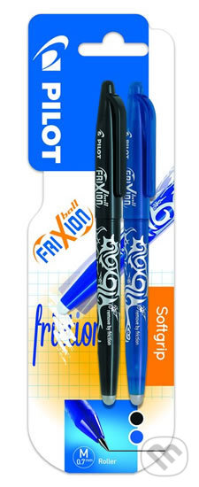 Sada 2 kusov Rollerov FriXion Ball, 0.7, čierna a modrá farba