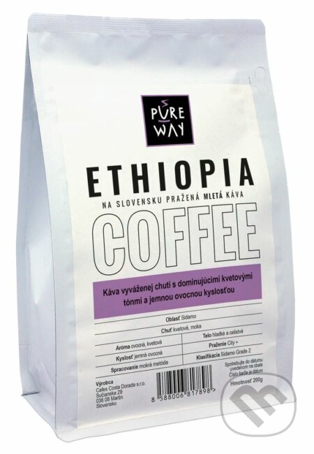 Ethiopia (Odrodová káva mletá 200g)