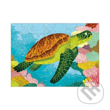 Puzzle mini: Morská korytnačka, Mudpuppy, 2020