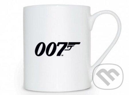 Biely keramický hrnček James Bond 007: Logo, , 2015