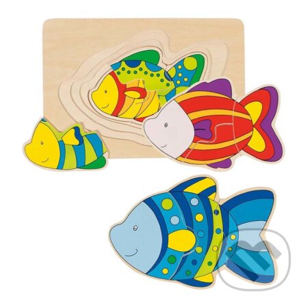 Puzzle - Ryba (4 vrstvy) - puzzle z kategorie Maxi dílky