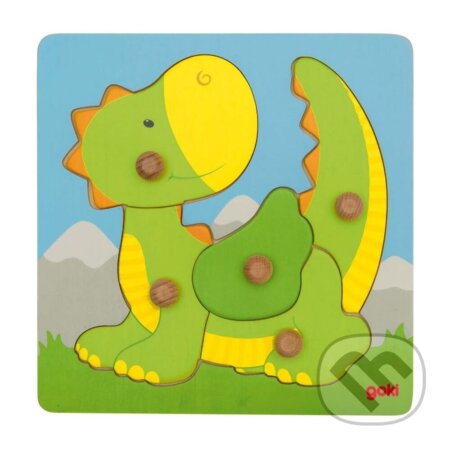 Vkladacie puzzle - dráčik - puzzle z kategorie Maxi dílky