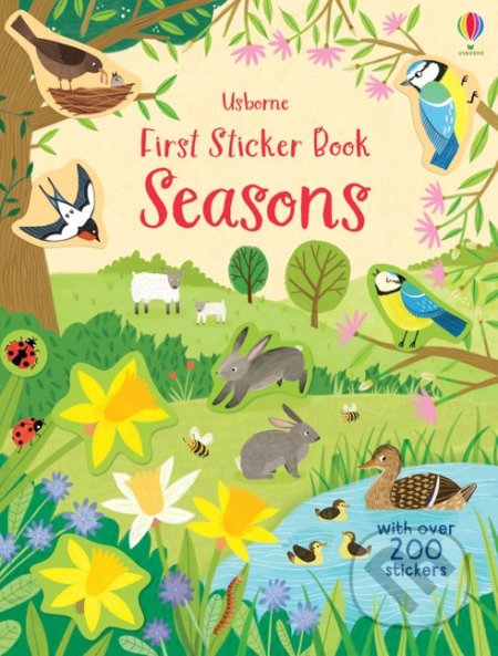 First Sticker Book Seasons - Holly Bathie, Jean Claude (ilustrácie), Usborne, 2020