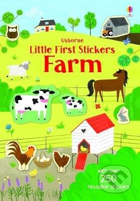 Little First Stickers: Farm - Jessica Greenwell, Louisa Boyles (Ilustrátor), Usborne, 2020