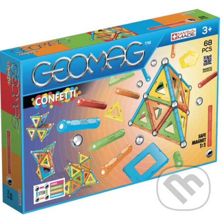 Geomag Confetti 68 dílků, Geomag, 2020
