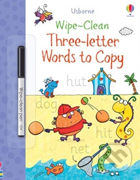 Three-Letter Words to Copy - Jane Bingham, Gareth Williams (ilustrácie), Usborne, 2020