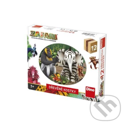 Dřevěné kostky Zafari