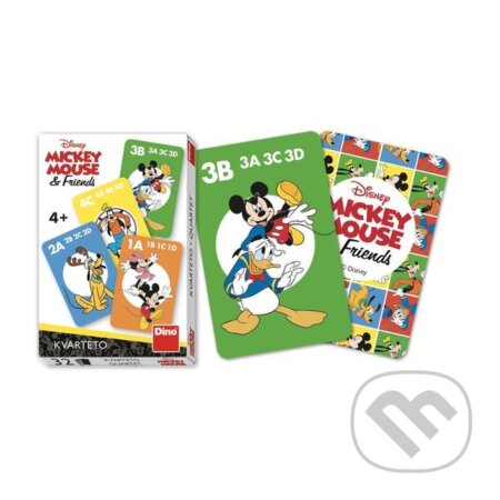 Mickey a kamaradi (Kvarteto) - hra z kategorie Karty, pexeso