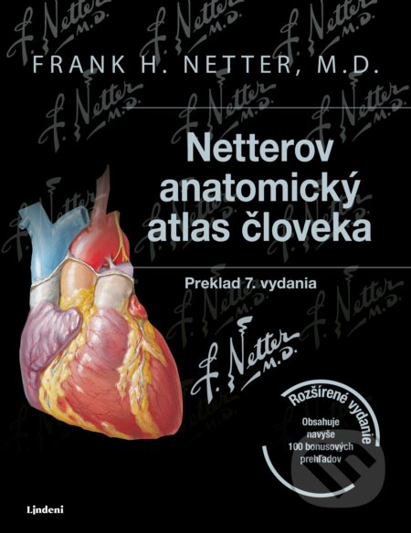 Netterov anatomický atlas človeka - Frank H. Netter, Lindeni, 2020