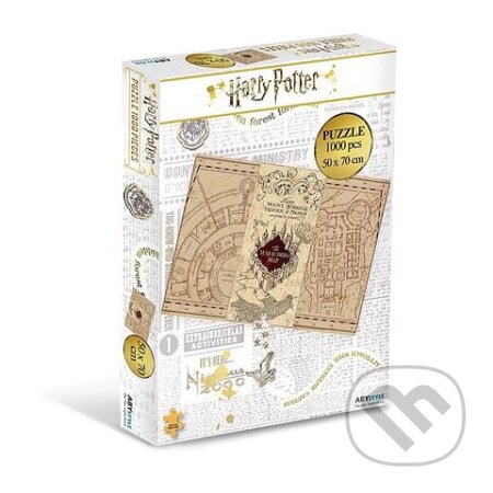 Puzzle Harry Potter - Pobertův plánek, 1000 dielov, Fantasy