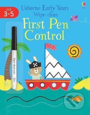 First Pen Control - Jessica Greenwell, Damien Barlow (ilustrácie), Lisa Barlow (ilustrácie), Usborne, 2020