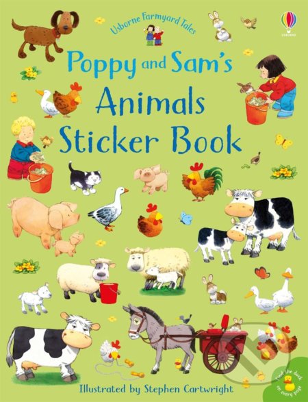 Poppy and Sam&#039;s animals sticker book, Usborne, 2019