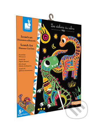 Vyškrabovacie obrázky Dinosaury Atelier Sada Mini