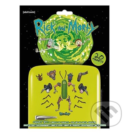 Sada magnetiek Rick and Morty