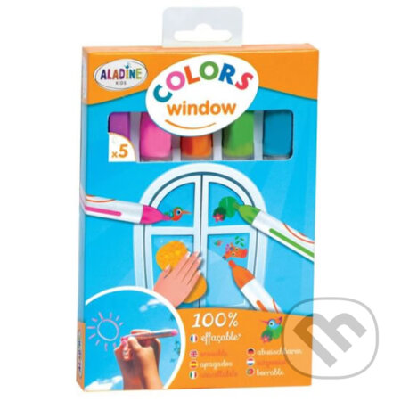 Křídové fixy na okna a zrcadla - pastelové barvy