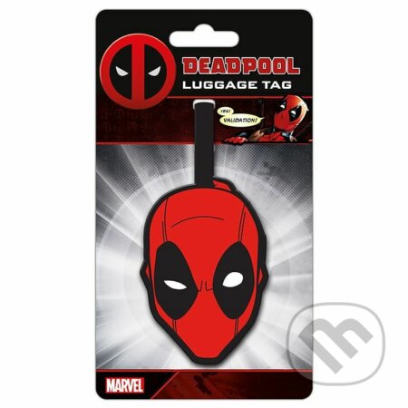 Visačka na zavazadla Deadpool - Maska