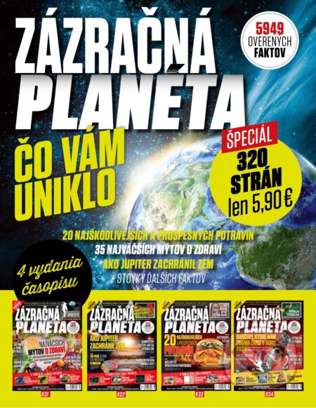 Zázračná planéta ŠPECIÁL VI (balenie 4 magazínov), Sportmedia, 2020