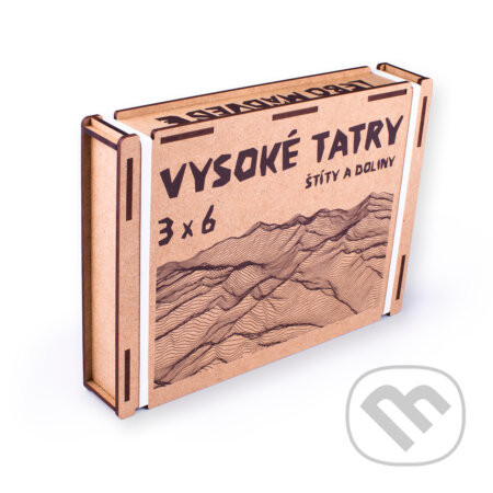 Vysoké Tatry MIDI (drevená krabička) - hra z kategorie Vzdělávací hry