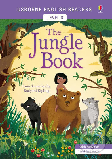 The Jungle Book - Rudyard Kipling, Mairi Mackinnon, Shahar Kober (ilustrácie), Usborne, 2017