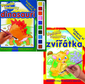 Veselé vodovky Zvířátka + Dinosauři, Rebo