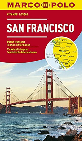 San Francisco - lamino MD 1:15T - kniha z kategorie Mapy Ameriky