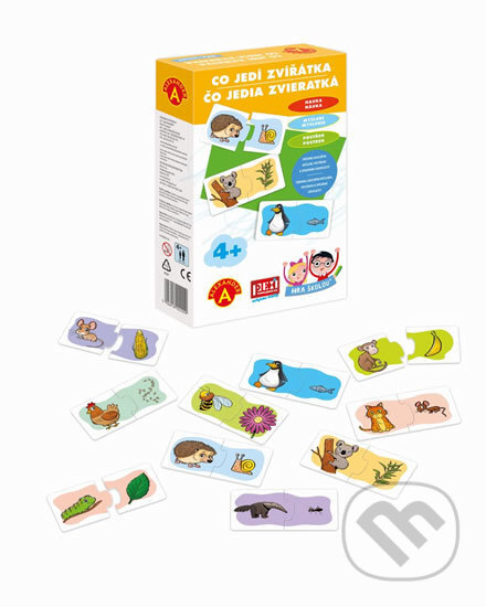 Hra školou - Co jedí zvířátka - hra z kategorie Vzdělávací hry