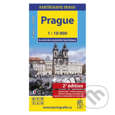 Prague (a carte des couriosités touristiques /1:10 tis.)