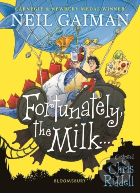 Fortunately, the Milk . . . - Neil Gaiman, Chris Riddell (ilustrácie), Bloomsbury, 2020