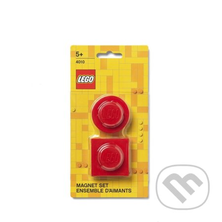 LEGO magnetky, set 2 ks - Red, LEGO, 2020