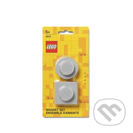 LEGO magnetky, set 2 ks - LIGHT GRAY, LEGO, 2020