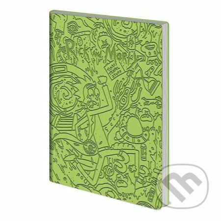 Zápisník Rick and Morty - Portal Dash (flexi desky) (Fantasy). Fantasy, 2020