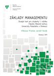 Základy managementu - Vítězslav Prukner, Jaromír Novák, Univerzita Palackého v Olomouci, 2019