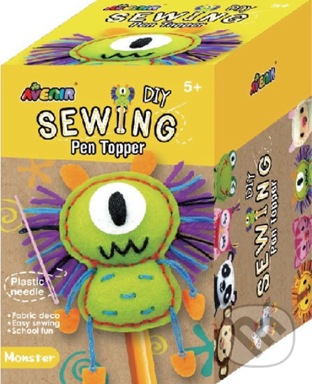 Ušij si násadu na tužku - Příšerka - hra z kategorie Vzdělávací hry