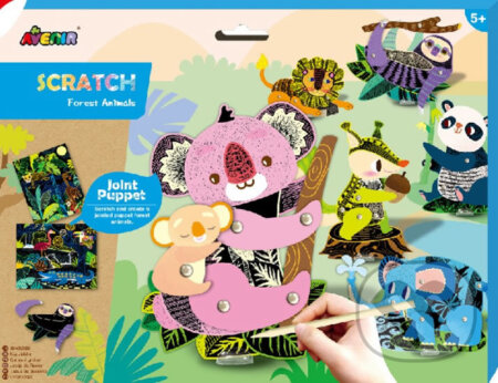 Pohyblivé škrabací obrázky - Zvířátka - hra z kategorie Vzdělávací hry