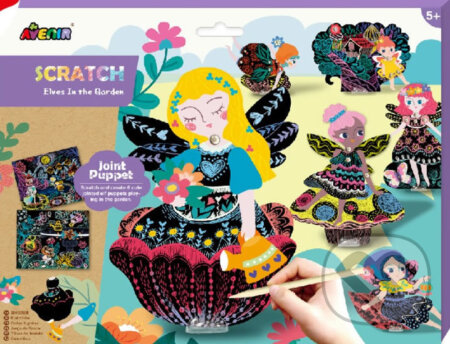 Pohyblivé škrabací obrázky - Elfové - hra z kategorie Vzdělávací hry