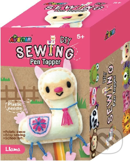 Ušij si násadu na tužku - Lama - hra z kategorie Vzdělávací hry